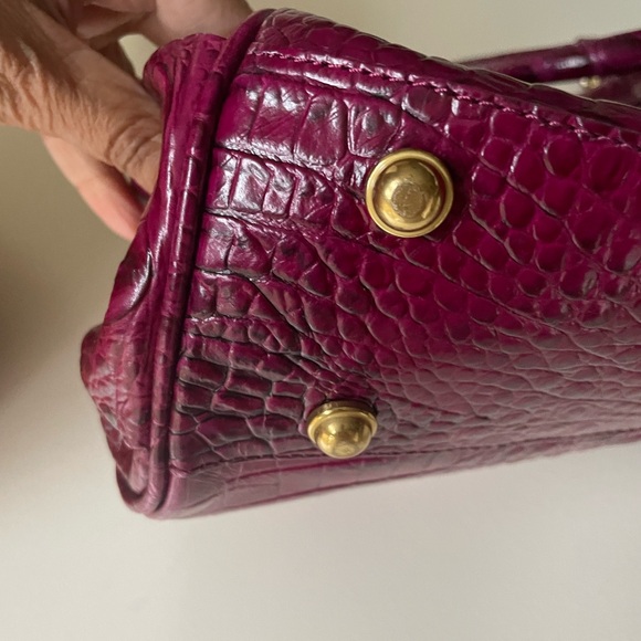 Brahmin Elisa. Gorgeous violet color. Worn once - Picture 6 of 8